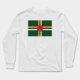 Dominica National Flag Long Sleeve T-Shirt